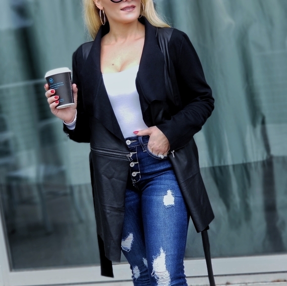 Livin' On The Edge Mini Trench Jacket - Picture 2 of 6